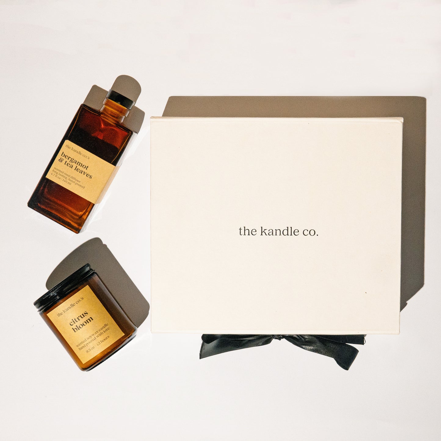 serenity duo: candle & reed diffuser gift set